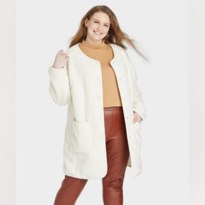 Ava and viv women's plus size sheria overcoat jacket